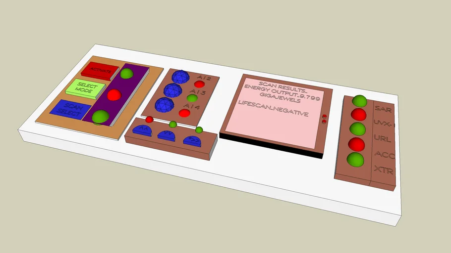 control panel | 3D Warehouse