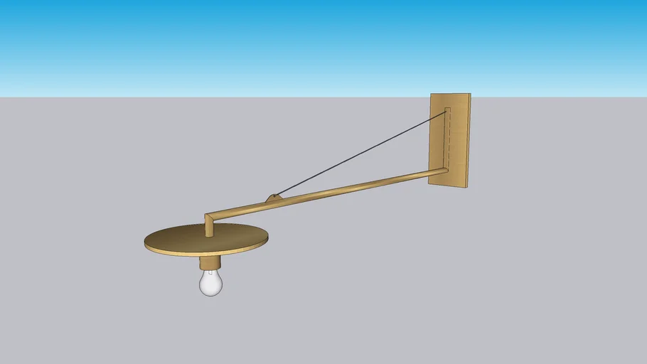 Utilitaire Disk Sconce Long