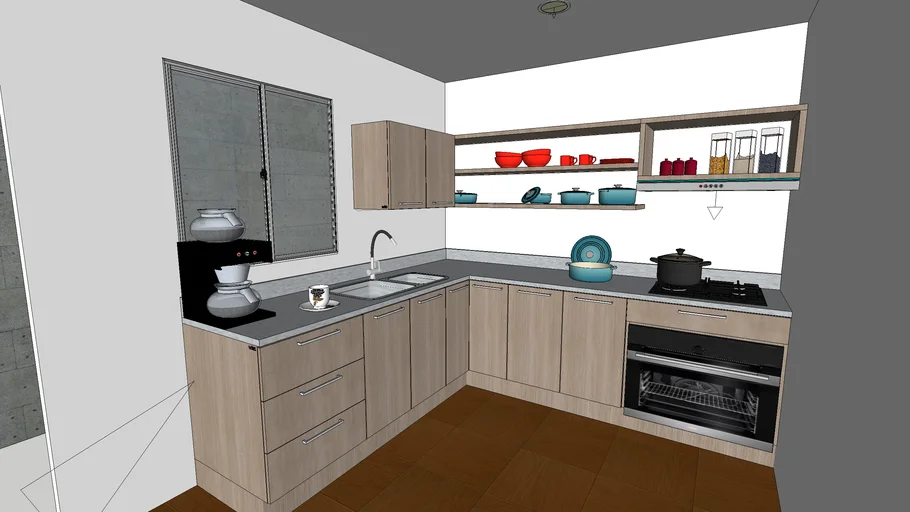 cosina en madera
