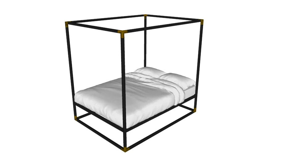 CB2 | Frame canopy bed