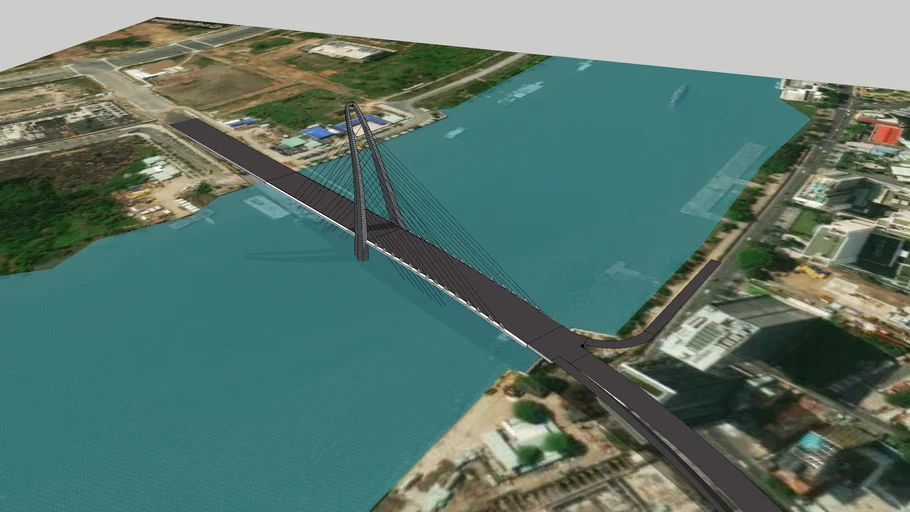 Thu Thiem 2 Bridge _ WIP