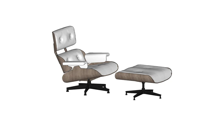 Eames Lounge Chair White