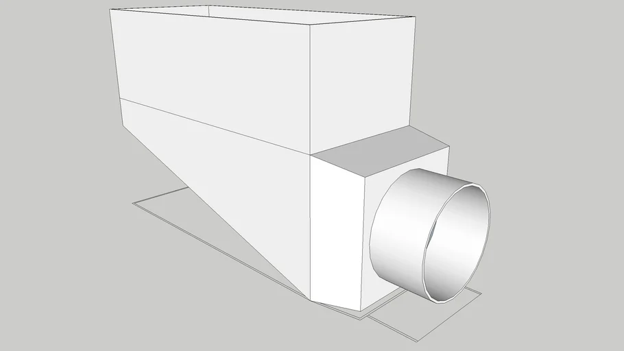 Register Plenum Straight | 3D Warehouse