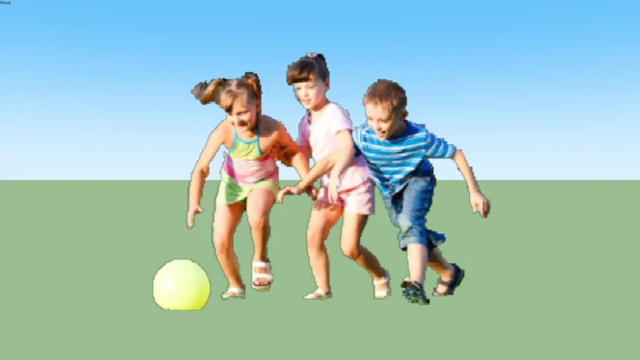 kids with ball