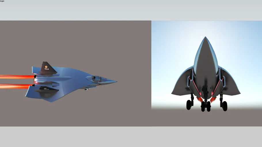 STEALTH FIGHTER  WITH CUSTOMISED WINGS