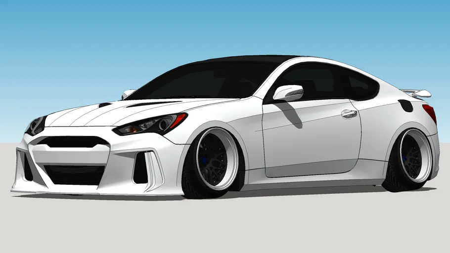 2013 Hyundai - Genesis Coupe 3.8 Track Ad'ro Body Kit