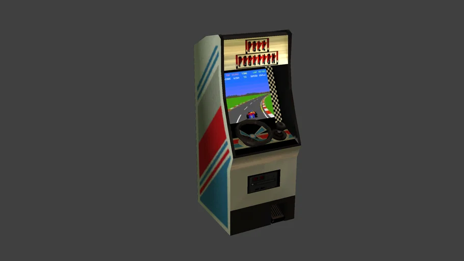 Pole Position - Arcade Game Cabinet (1982)