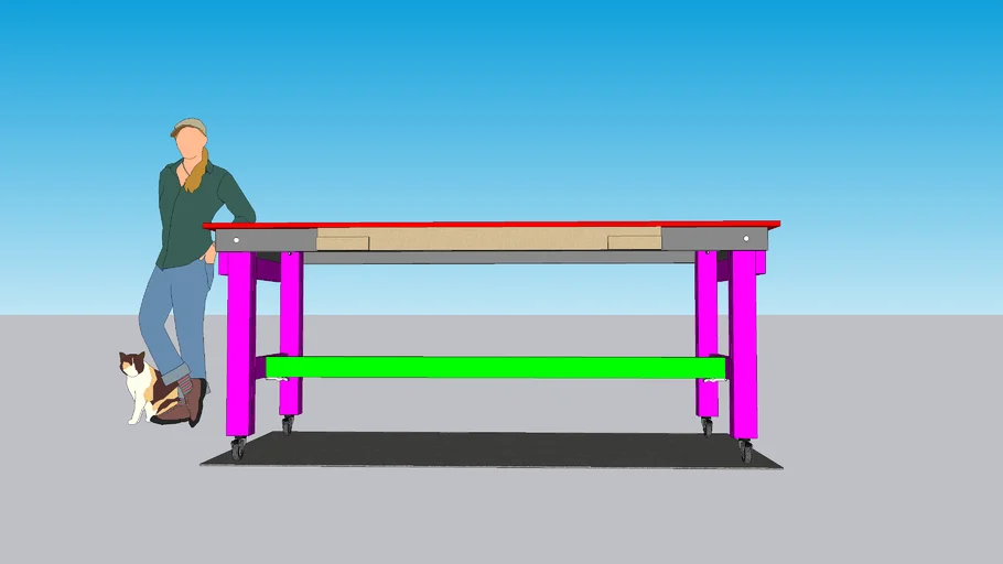 Wall Mounted Portable Table