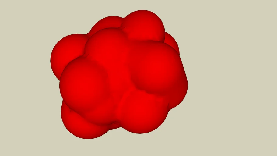 Meta blob made in Blender