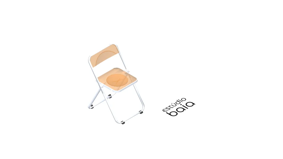 CADEIRA ACRILICO DOBRÁVEL BAR AMBAR - ACRILIC CHAIR