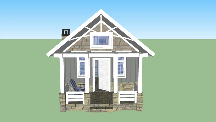 Minicasa de 33m2+12m2. 2 habitacions. Model Terra. Tiny house 2 bedroom