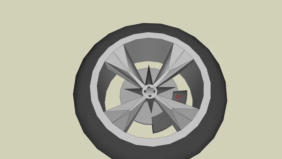 first wheel i made with google sketchup