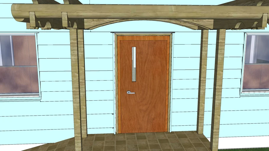 Interior Partition Wall and Exterior Vinyl Cladding
