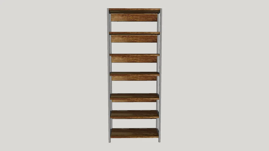 Industrial Modern 33" Bookshelf West Elm