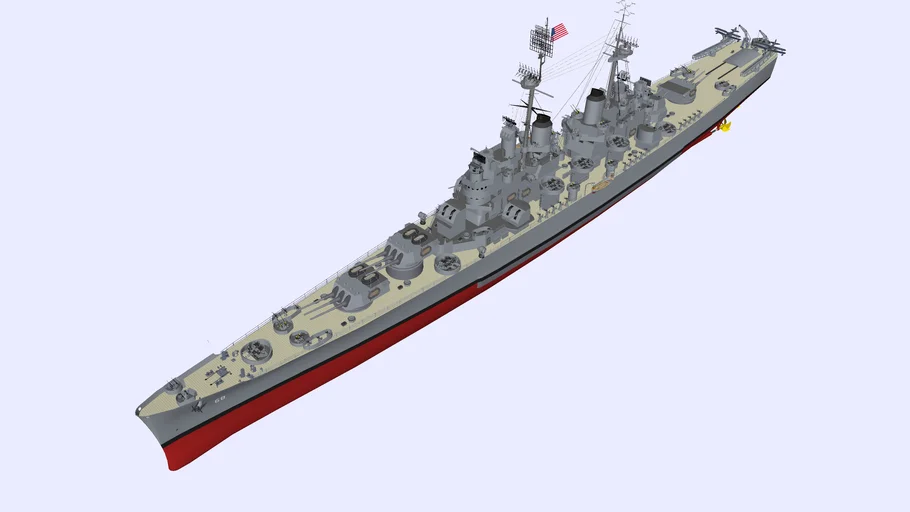 WW2+US+NAVY+CA_TOLEDO+BALTIMORE+CLASS+CRUISER+1945