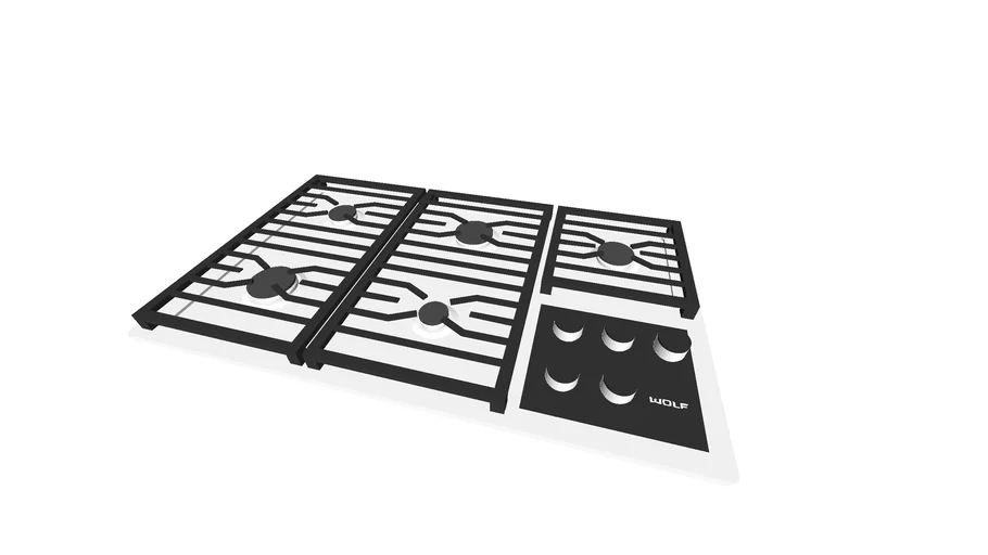 Transitional Gas Cooktop - 5 Burners - 36"