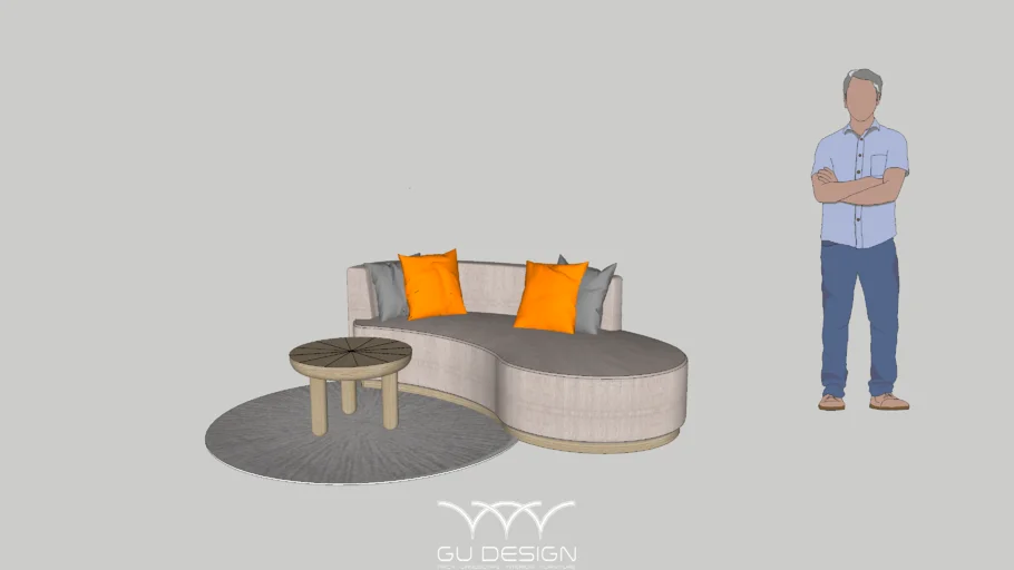 Round sofa