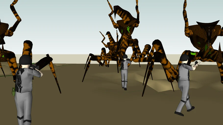 starship troopers battle