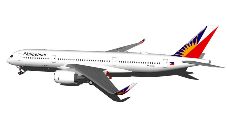 Philippine Airlines Airbus A350-900 RP-C3506 (2019) (Wi-Fi Dome)