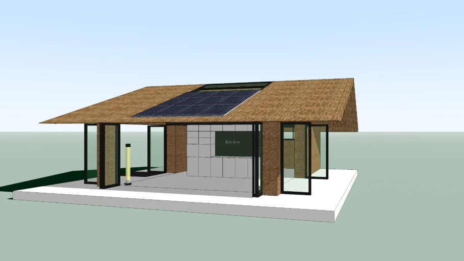 Straw Bale House & Cube Module