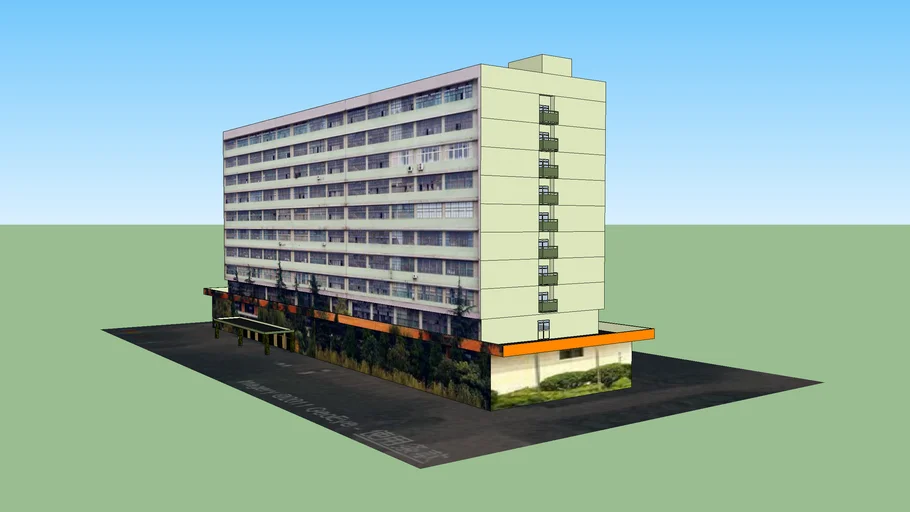 西南石油大学 南充校区 一实验楼 3D模型