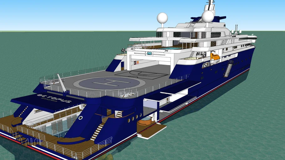 Octopus yacht 126 m (Paul Allen)