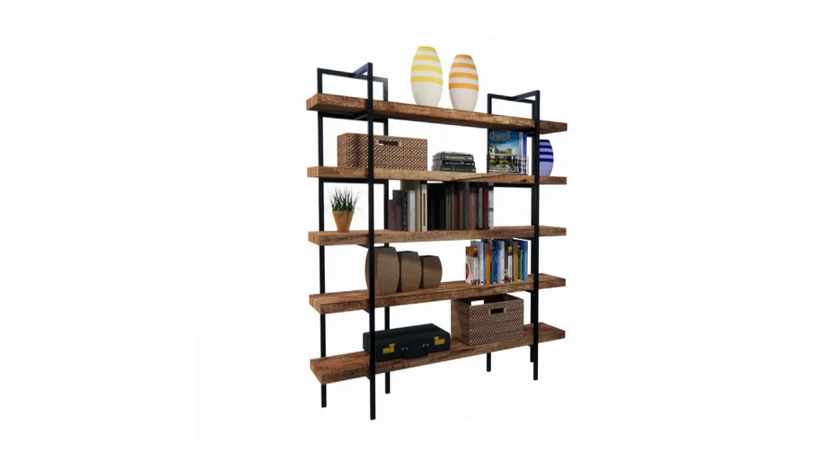 Accessories - Steel and Wood Shelving Unit