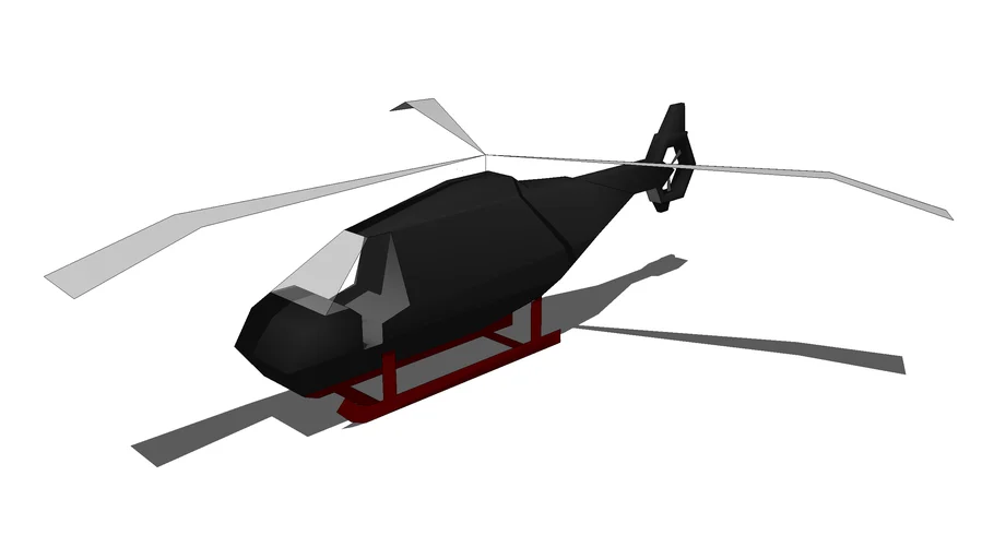 Super Low Poly (220 Entity) Helicopter