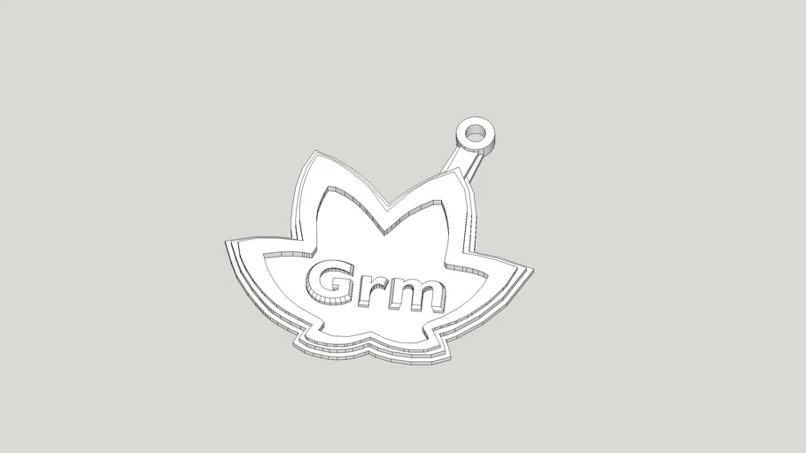 OŠ Grm logo keyring