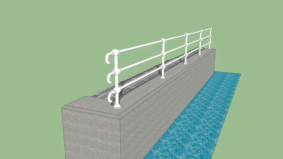 Metal railing