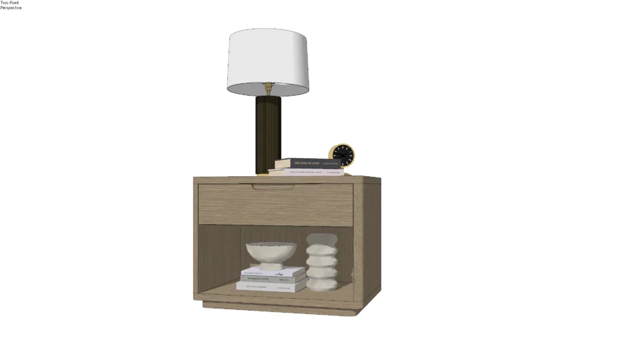 RH Breton Open Nightstand