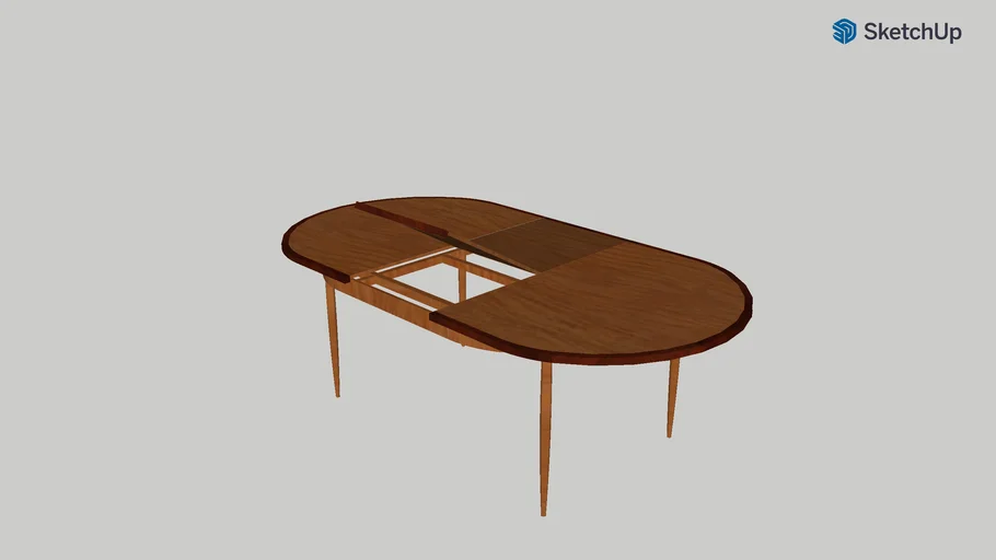 G Plan oval dining table