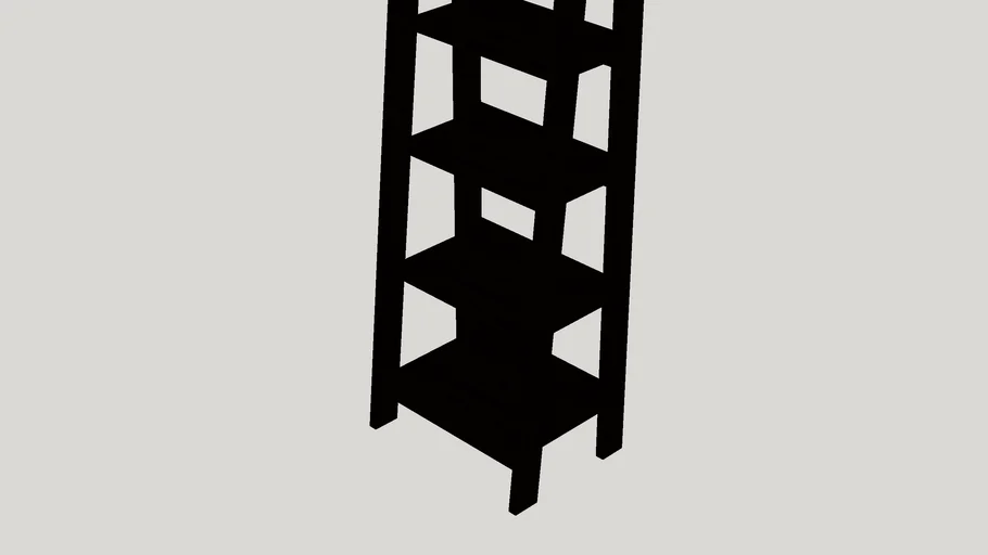 Massena 71" Leaning Bookcase