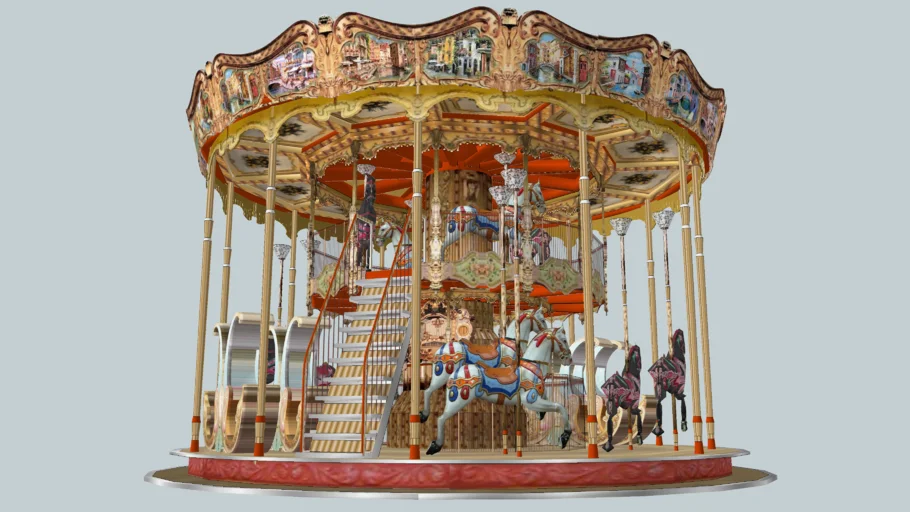 Venetian "Carousel"... Blackpool North Pier..