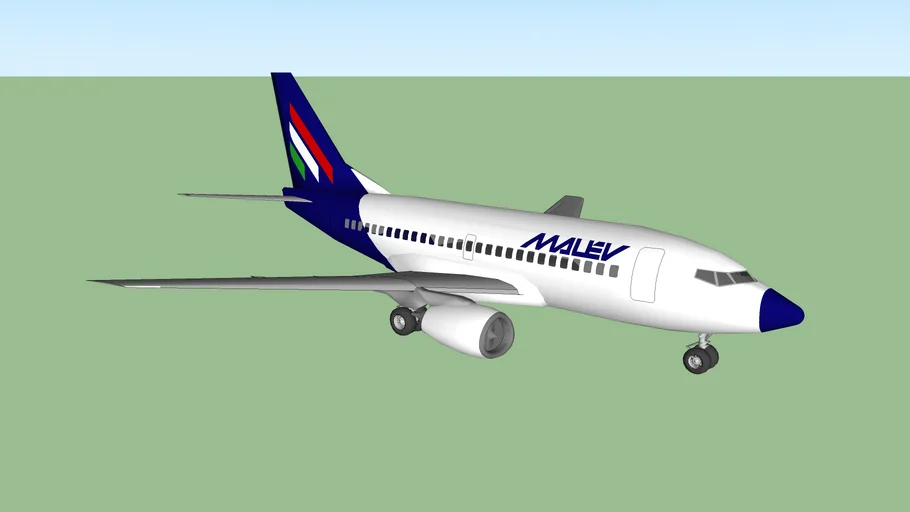 Malev New 737-600 | 3D Warehouse