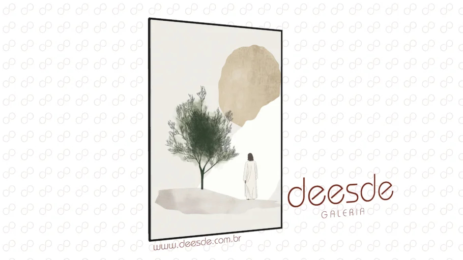 QUADRO RELIGIOSO 109 JESUS MINIMALISTA - DEESDE GALERIA
