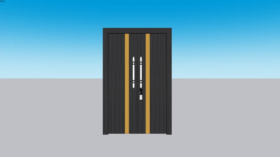 Desain Pintu Minimalis 2 Daun