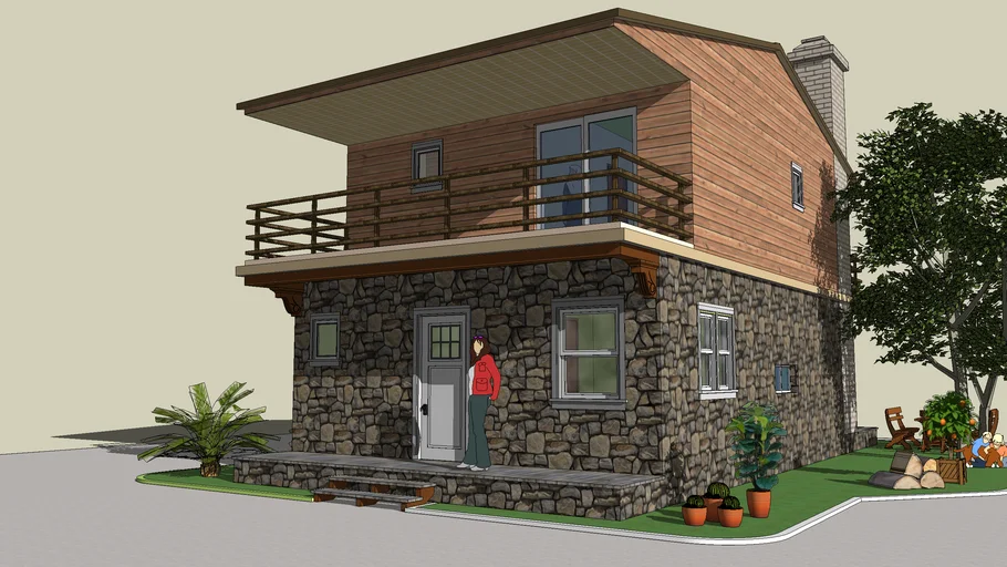 2 storey house