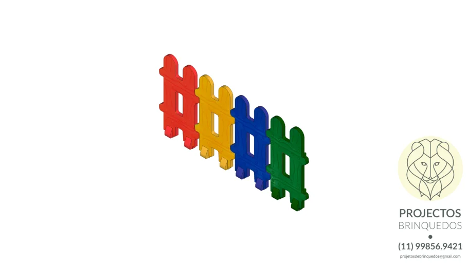 Cercadinho Modular Polietileno Rotomoldado