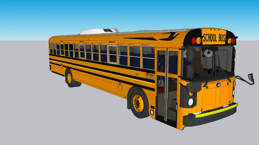 2019 Blue Bird All American RE - school bus - 84 passenger  - white roof