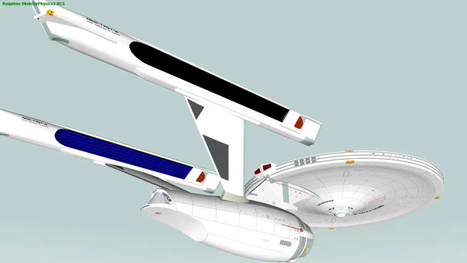 1701-A Enterprise Hull