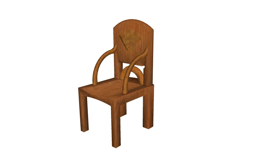 Wooden-desk-chair