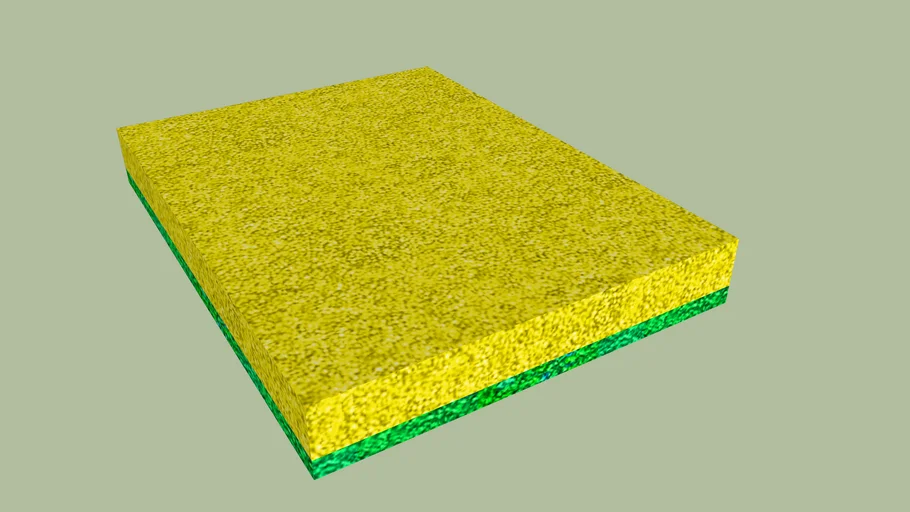 sponge (to scale)