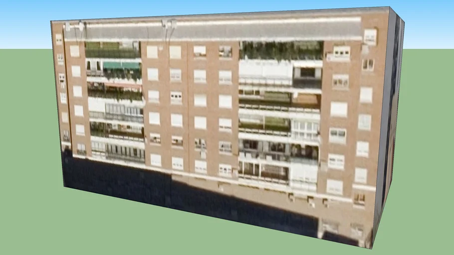 Building in Madrid, Spain