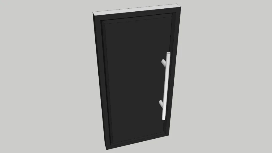 Simple Black Door