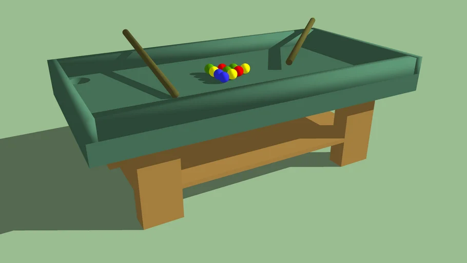 pool table | 3D Warehouse