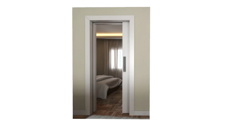 Porta de Correr Embutida l 70cm - SLIDEPORTAS