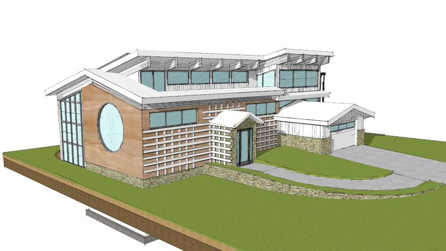 Rammed Earth 2-3 Bedroom Home V3