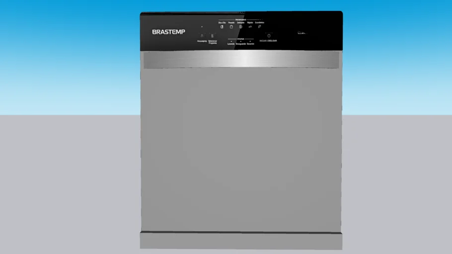 LAVA-LOUÇAS 8 SERVIÇOS INOX BLF08BS - BRASTEMP