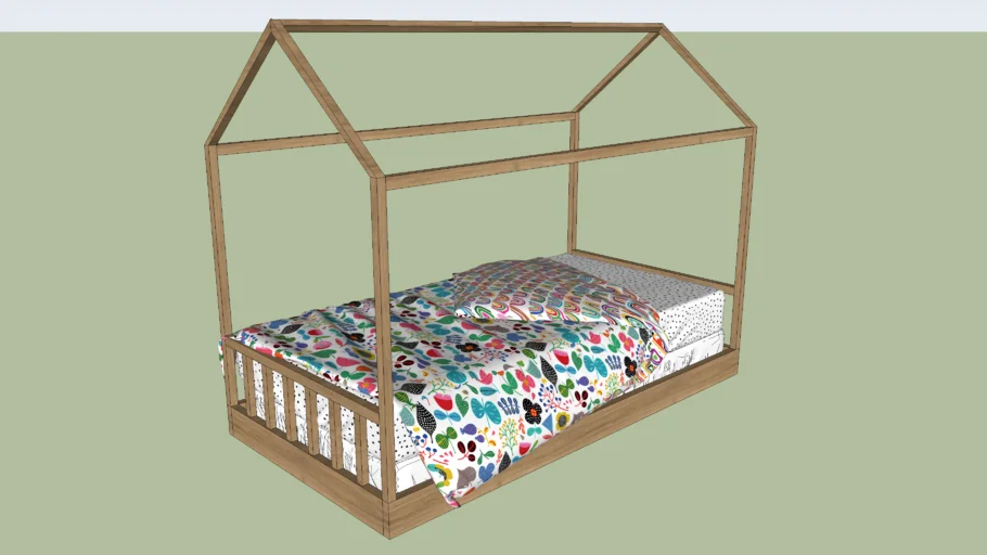 Cama Montessori Casinha